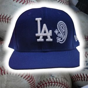 New Era Los Angeles Dodgers Paisley Pack Bandana 59Fifty Men's Fitted Hat